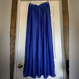 Mango Vibrant Blue Maxi Skirt
